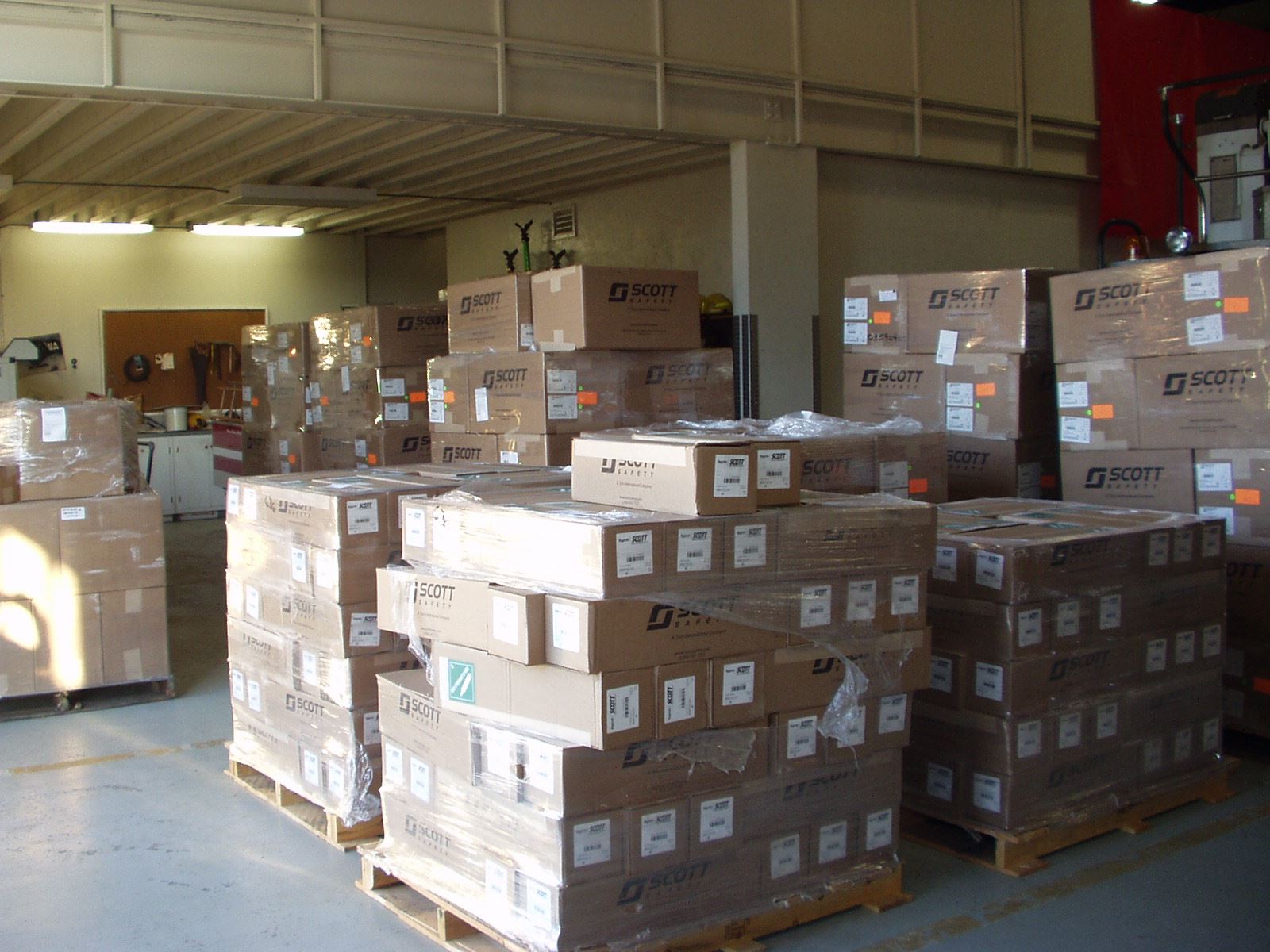 Shipment of Air Packs for Local Fire